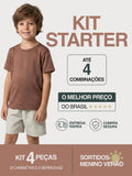 Kit 4 Peças (2 Conjuntos) Sortidos Menino Verão