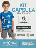 Kit 10 Peças (5 Conjuntos) Sortidos Menino Verão