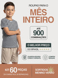 Kit 60 Peças (30 Conjuntos) Sortidos Menino Verão